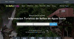 Desktop Screenshot of baniosecuador.com