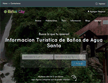 Tablet Screenshot of baniosecuador.com